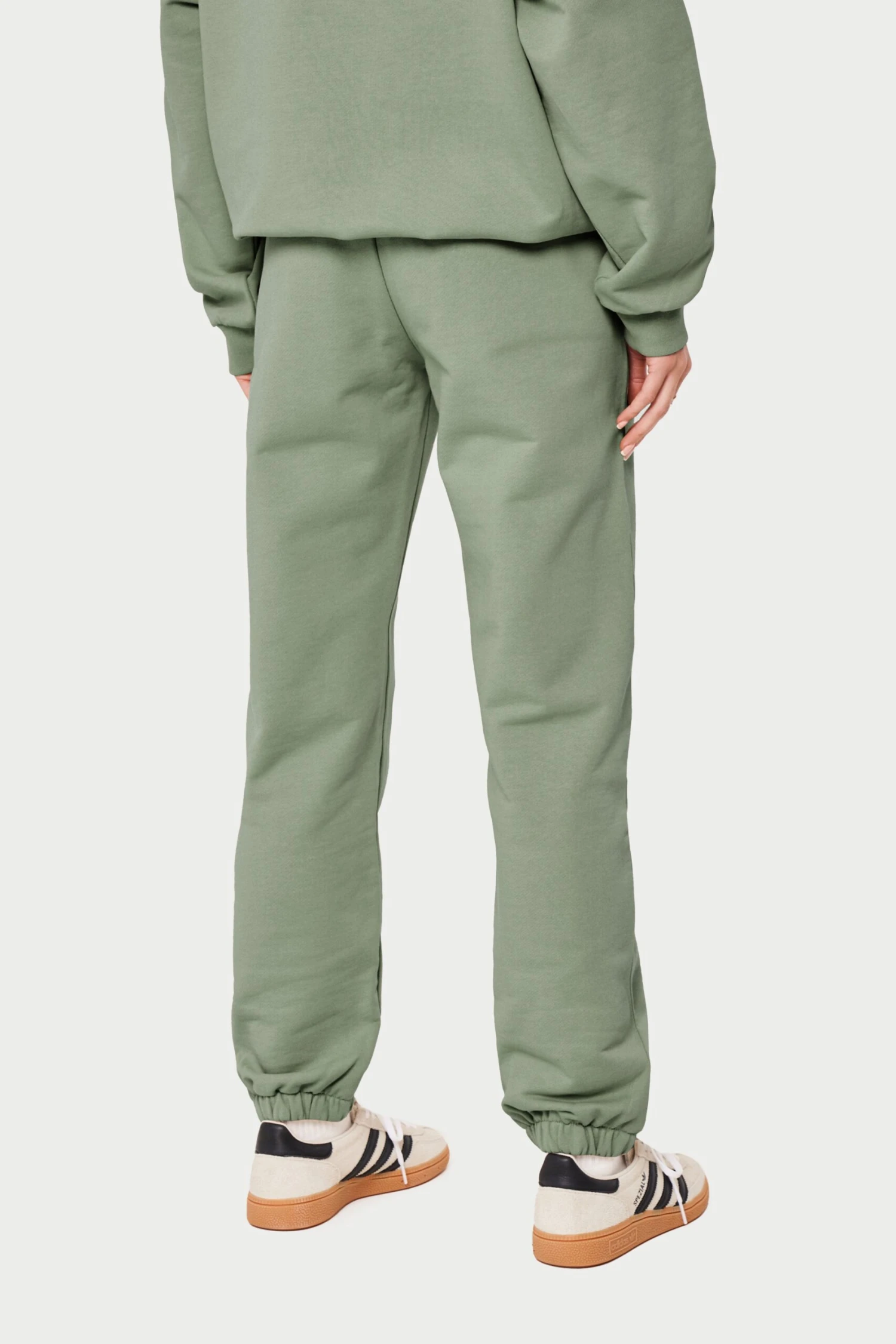 COUTURE ABSTRACT JOGGERS - SAGE - Image 5