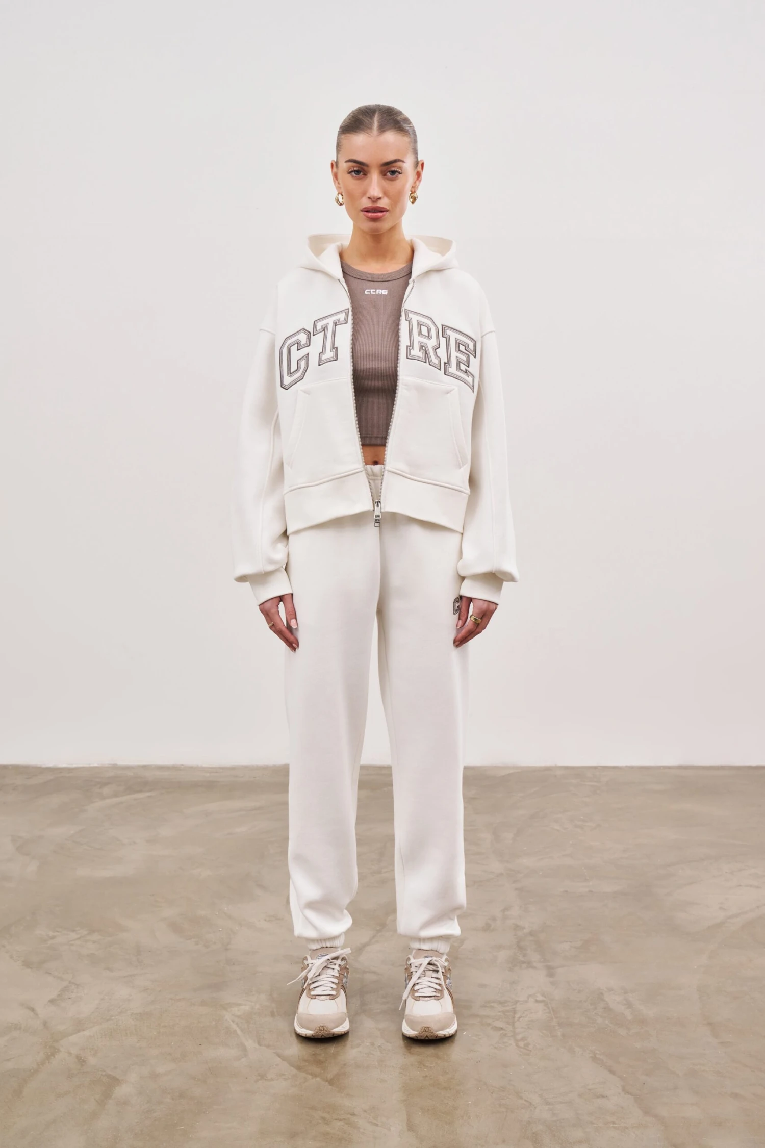 CTRE RELAXED JOGGERS - OFF WHITE - Image 7