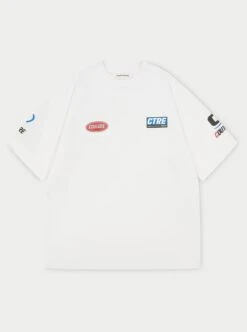 SPORTS MULTI LOGO T-SHIRT - OFF WHITE