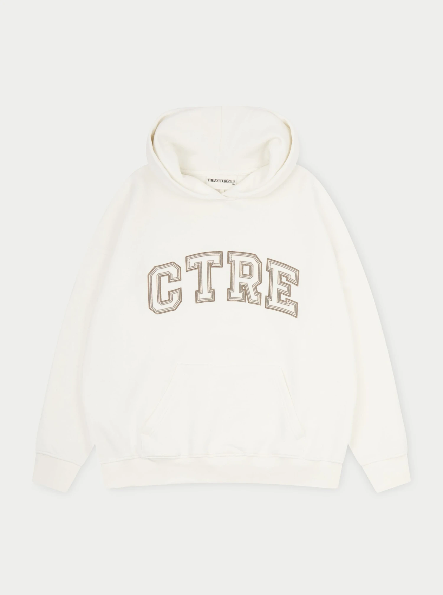 CTRE OVERSIZED HOODIE - OFF WHITE