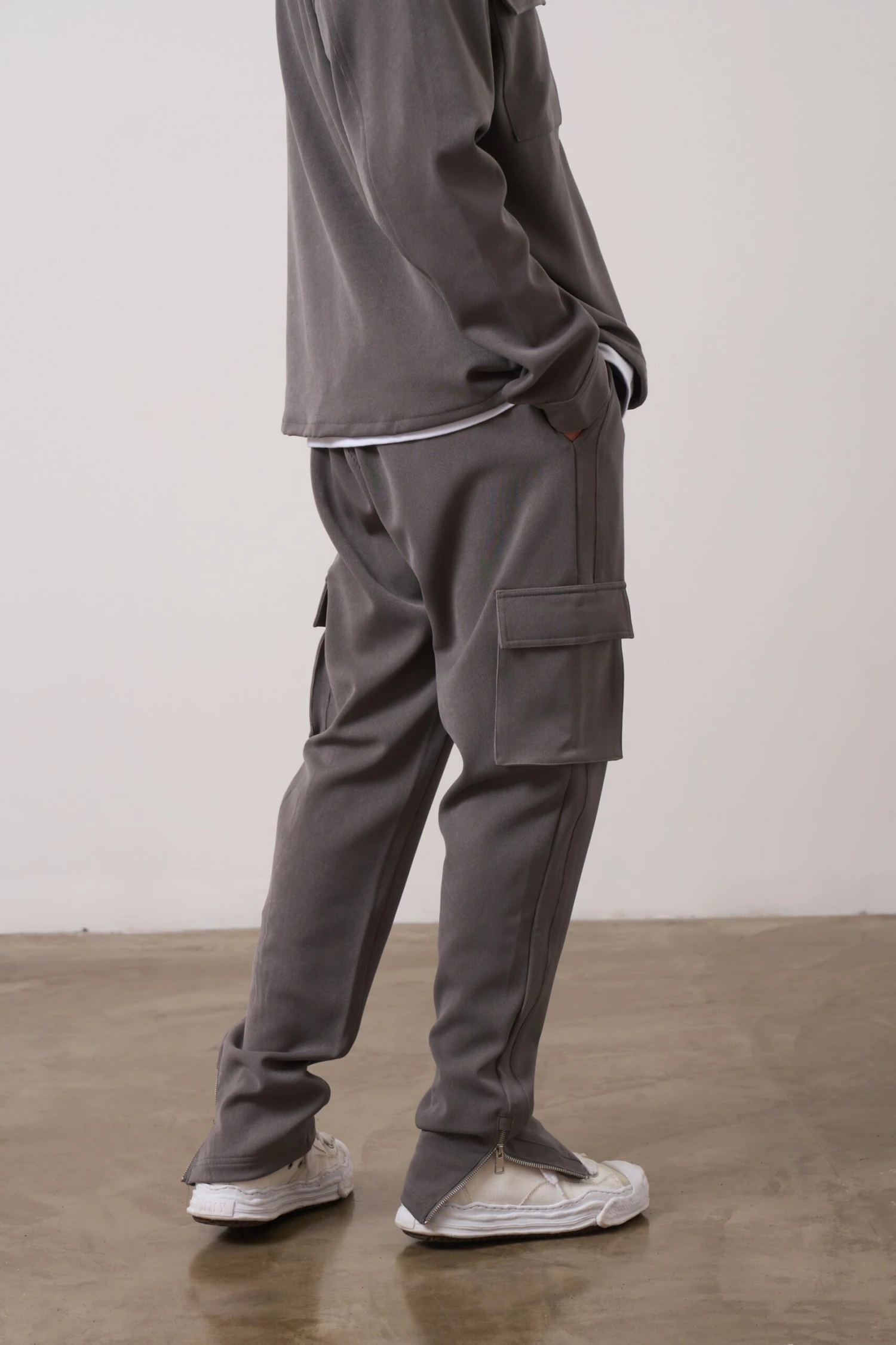TECHNICAL RIB SMART CARGOS - CHARCOAL - Image 4