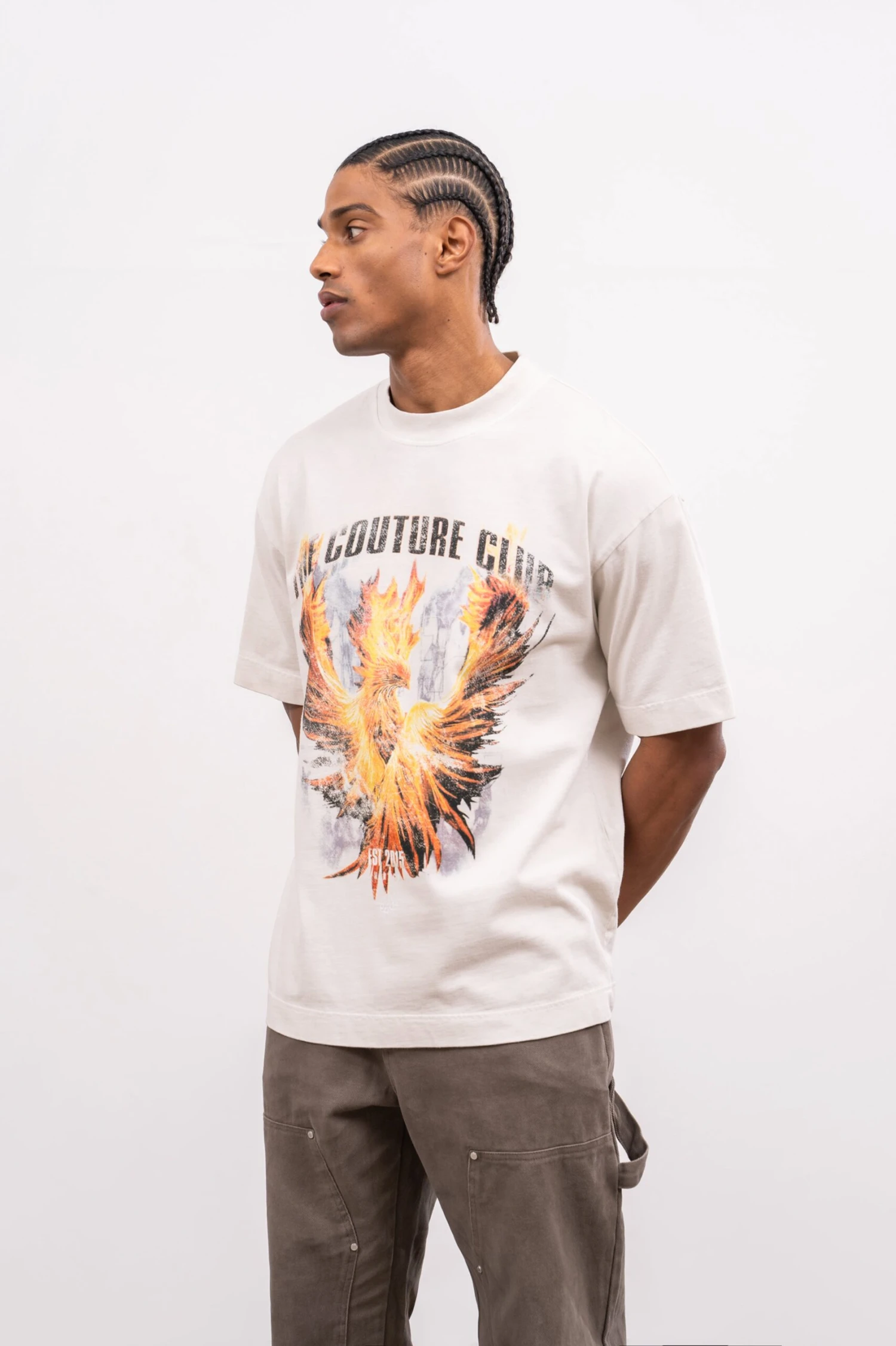 PHOENIX GRAPHIC T-SHIRT - OFF WHITE - Image 6
