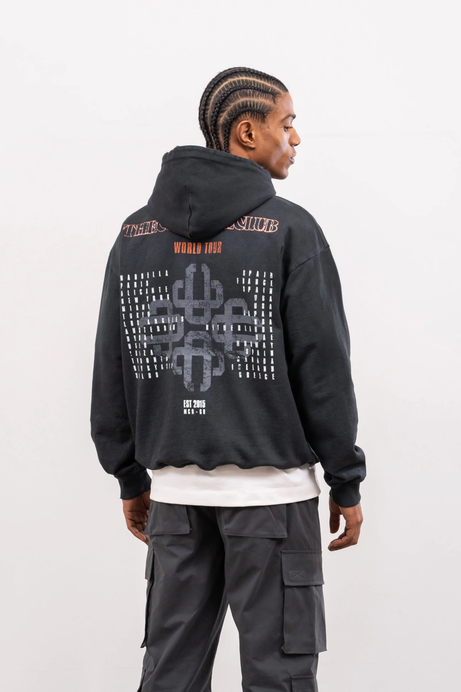 PHOENIX GRAPHIC HOODIE - BLACK - Image 4