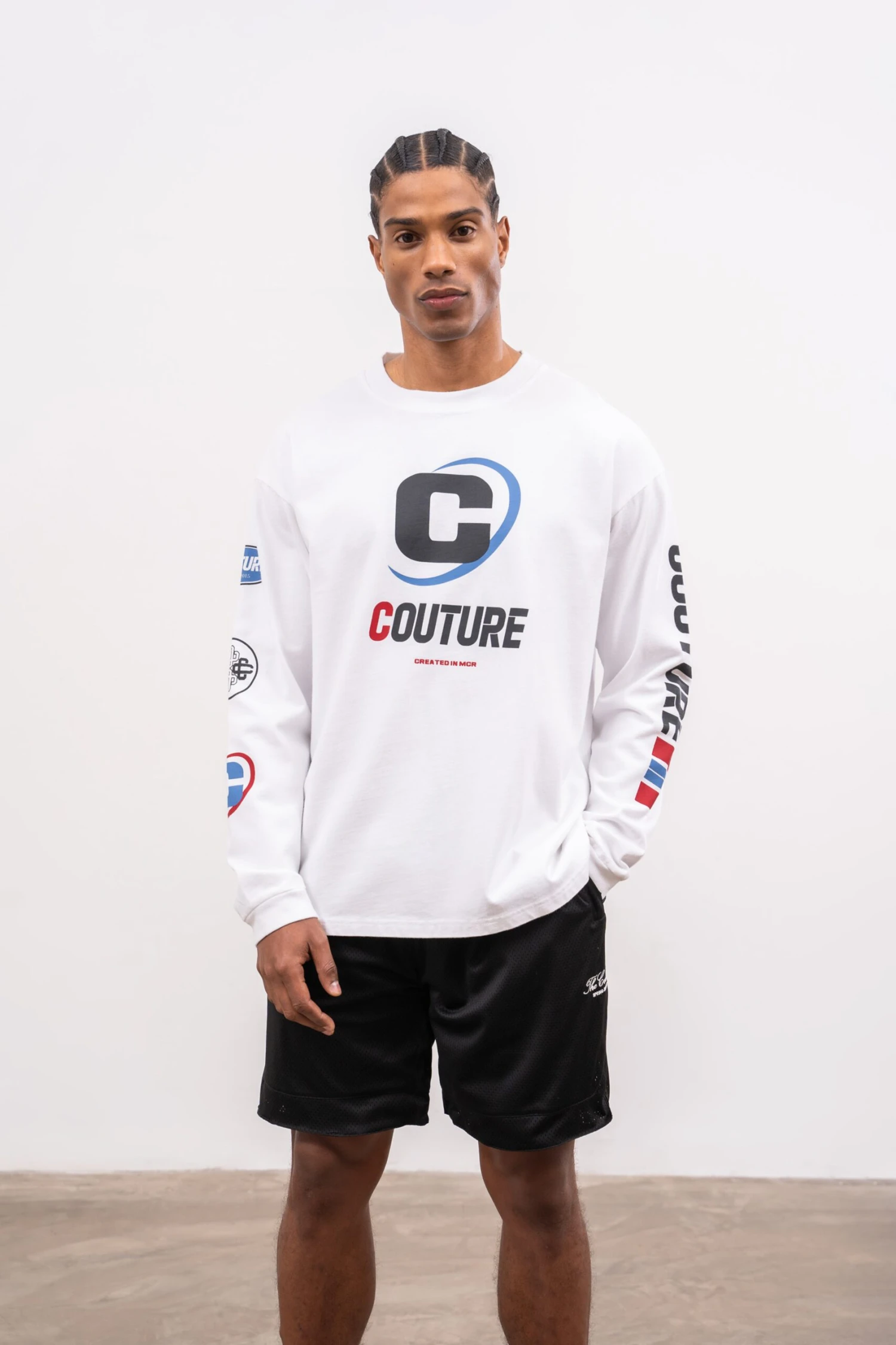 AIRTEX PANELLED SHORTS - BLACK - Image 4