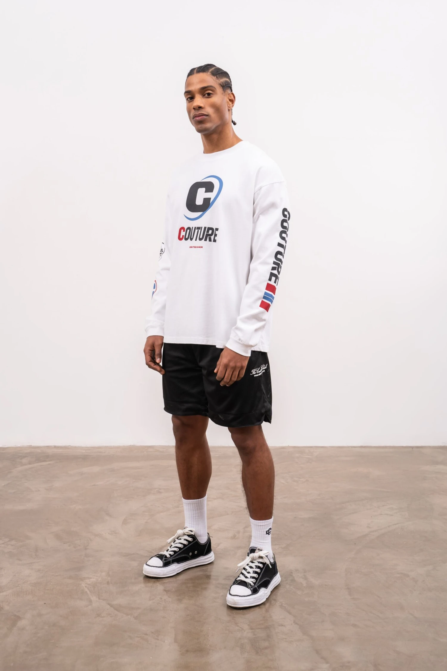 AIRTEX PANELLED SHORTS - BLACK - Image 3