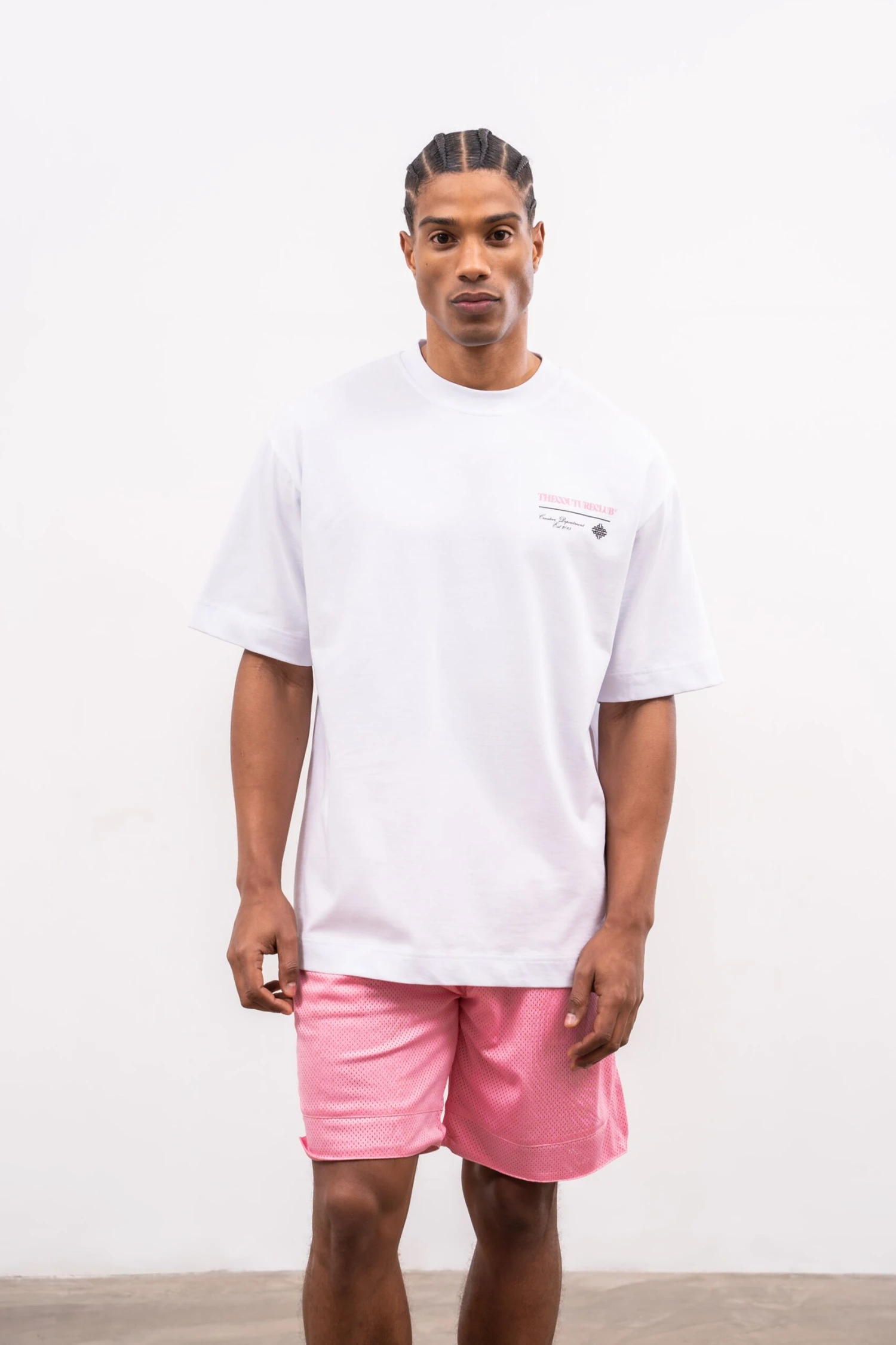 AIRTEX PANELLED SHORTS - PINK - Image 5
