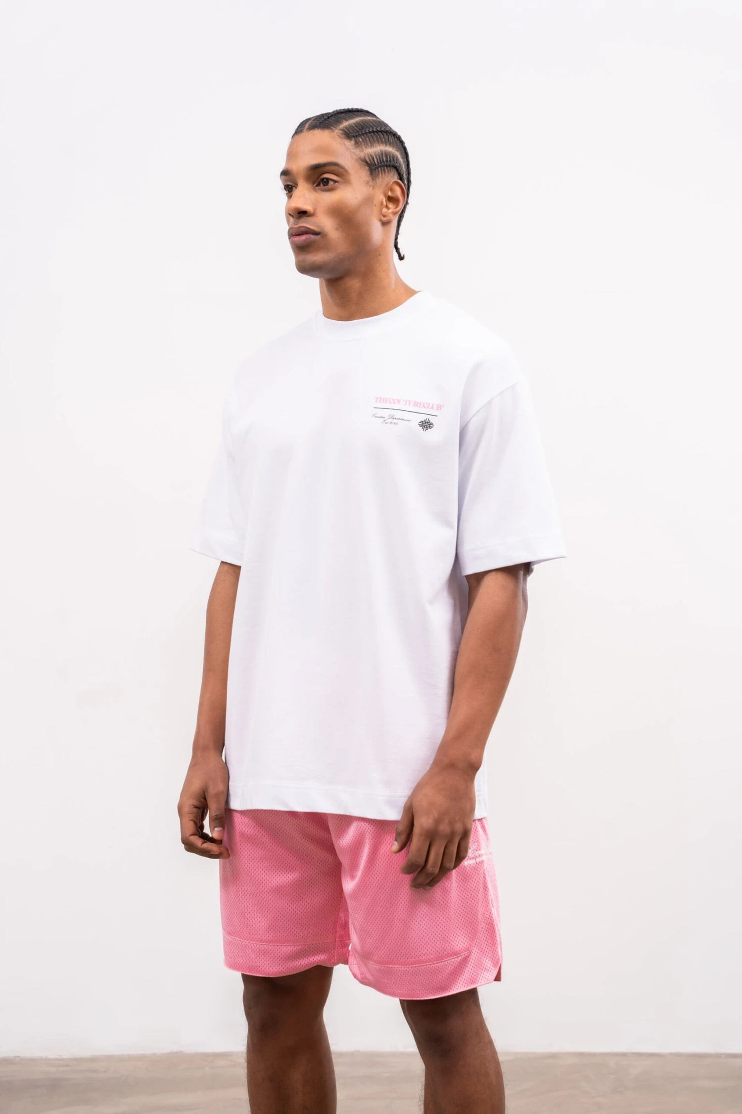 AIRTEX PANELLED SHORTS - PINK - Image 3