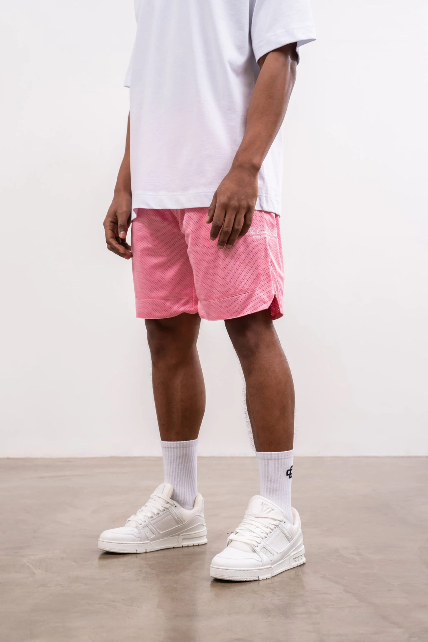 AIRTEX PANELLED SHORTS - PINK - Image 6