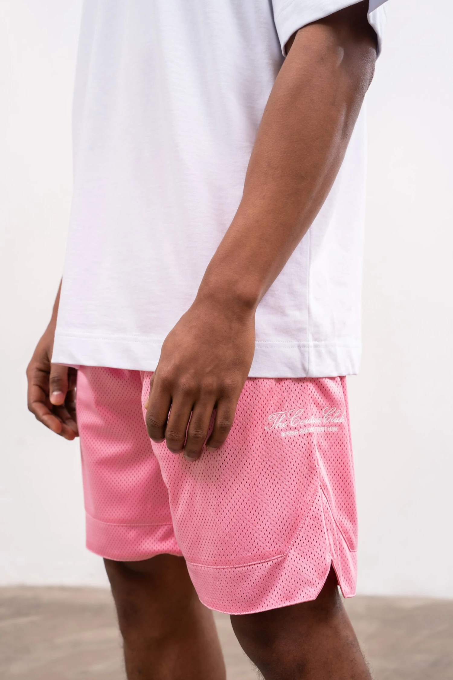 AIRTEX PANELLED SHORTS - PINK - Image 2