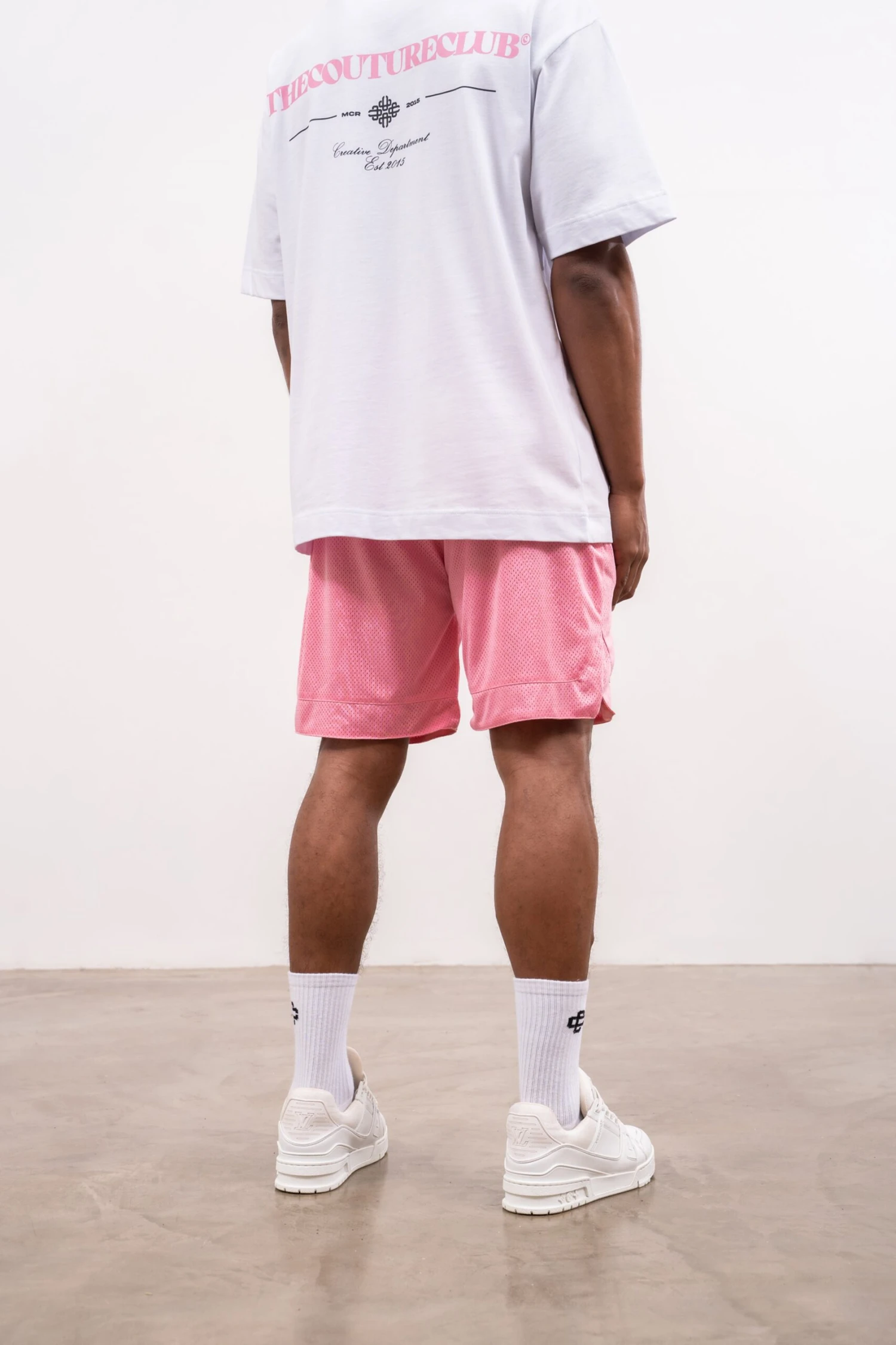 AIRTEX PANELLED SHORTS - PINK - Image 4