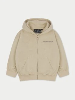 KIDS RAW SEAM MEMBERS ONLY HOODIE - BEIGE