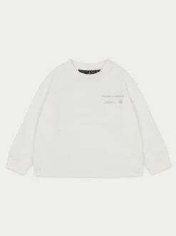 KIDS LONG SLEEVE MULTI GRAPHIC T-SHIRT - OFF WHITE