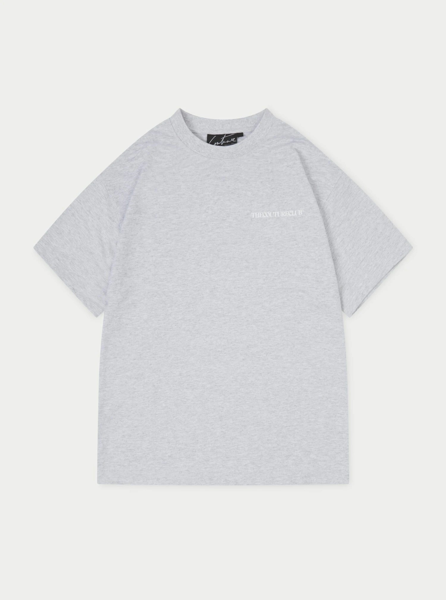 HEAVYWEIGHT COPYRIGHT T-SHIRT - GREY MARL