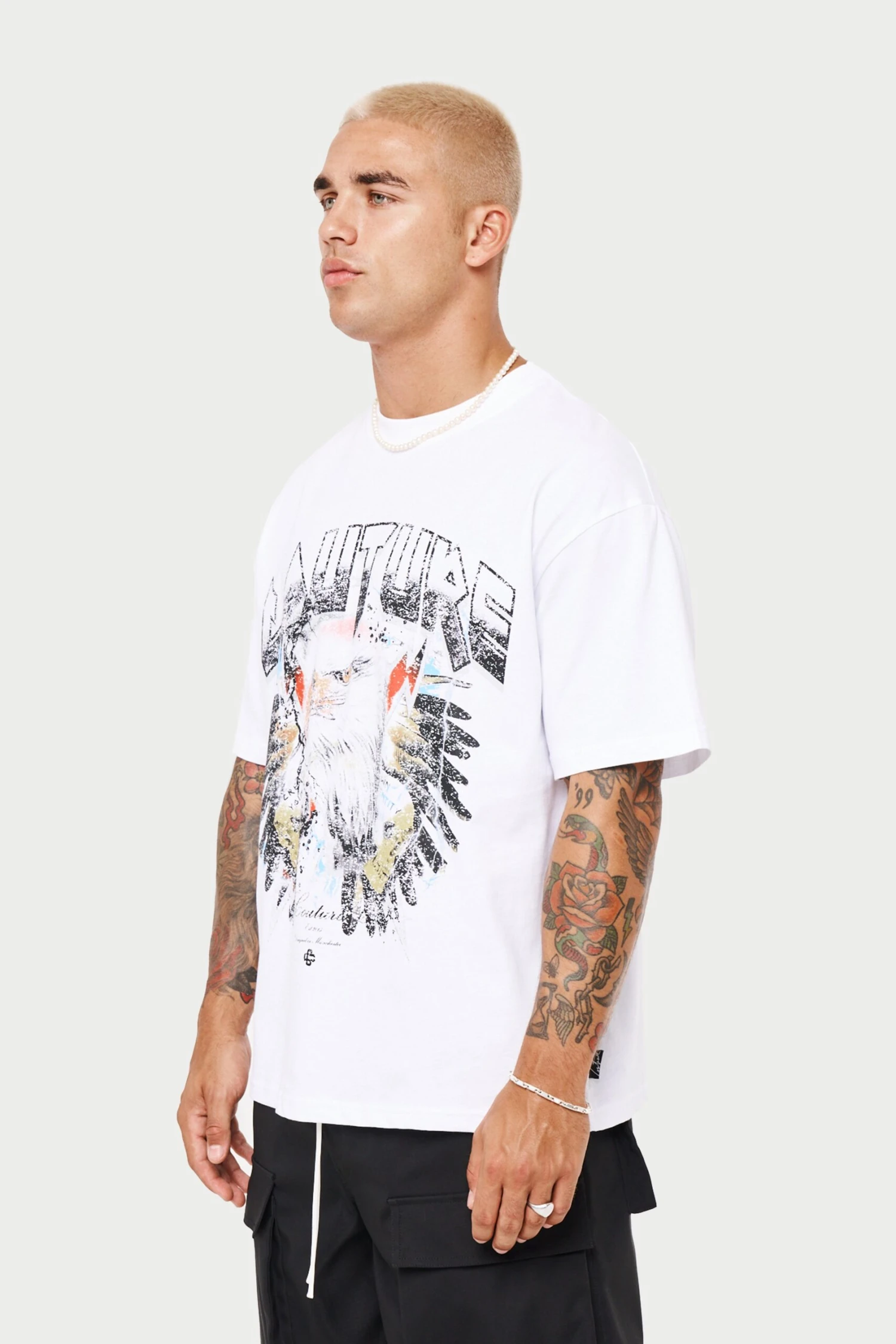 EAGLE ANNIVERSARY T-SHIRT - WHITE - Image 4