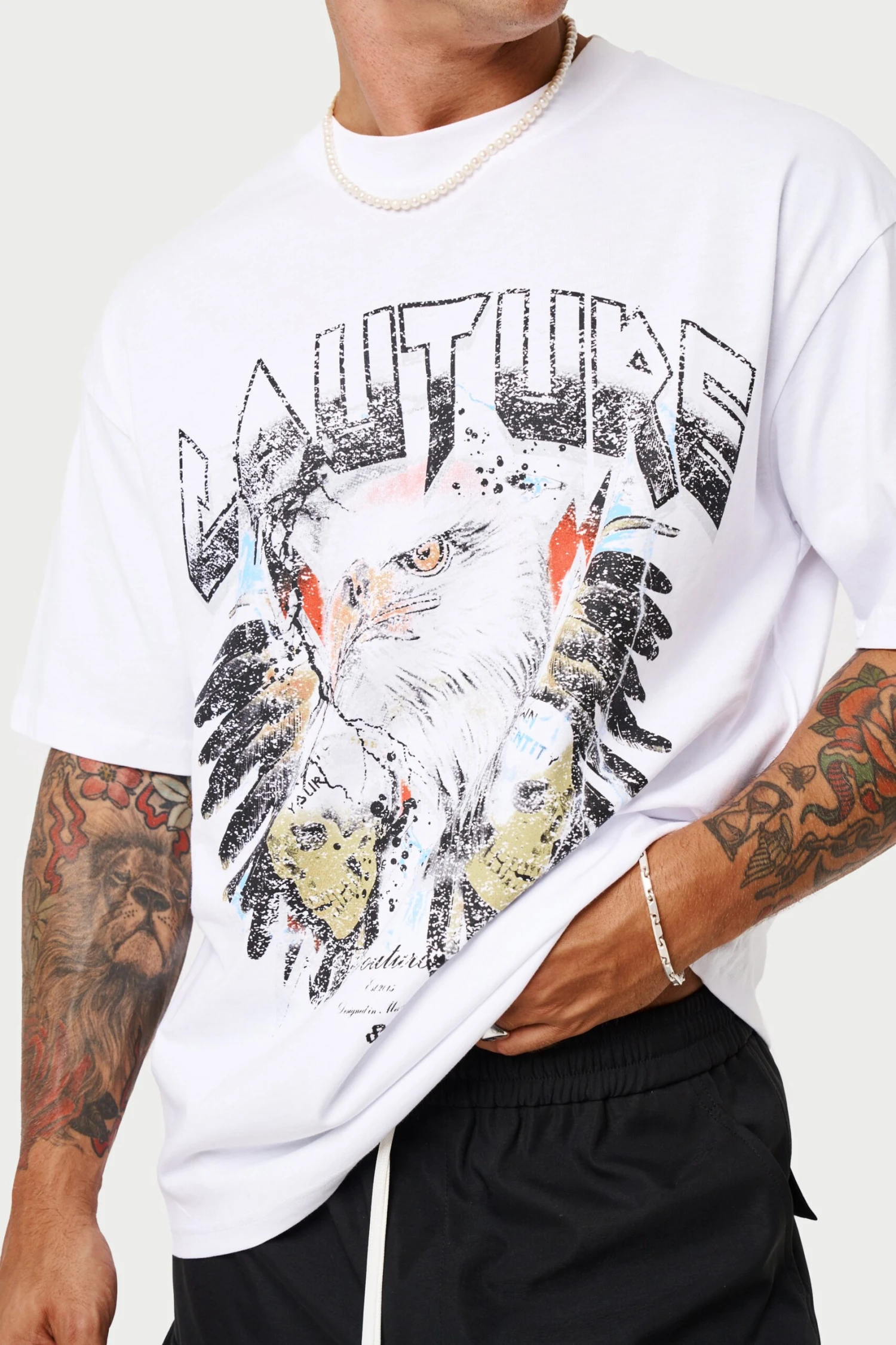 EAGLE ANNIVERSARY T-SHIRT - WHITE - Image 6