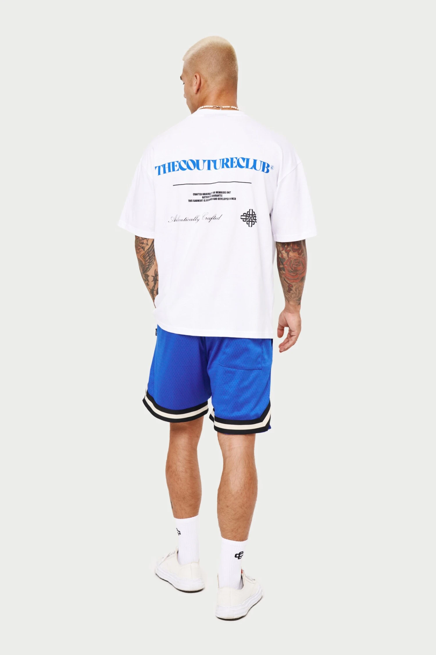 MULTI GRAPHIC RELAXED T-SHIRT - COBALT - Image 6