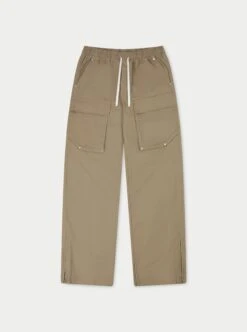 PEACHED TWILL STRAIGHT CARGOS - BEIGE