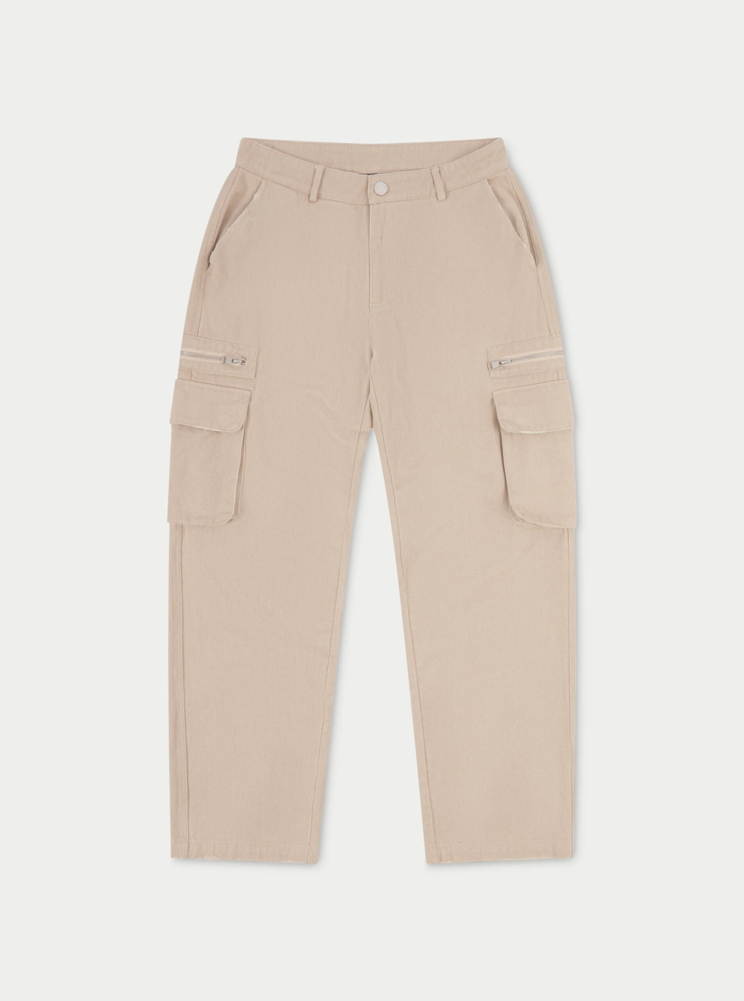 PATCH POCKET TWILL CARGOS - BEIGE