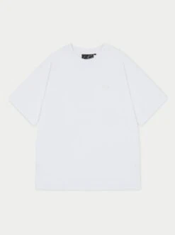 OUTLINE EMBLEM RELAXED T-SHIRT - WHITE