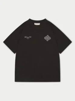 EMBLEM OUTLINE T-SHIRT - BLACK