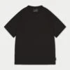 EMBLEM EMBROIDERED SLIM FIT T-SHIRT - BLACK