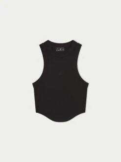 SCULPTING STRETCH EMBLEM RACER - BLACK