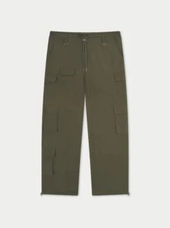 MULTI POCKET OVERSIZED CARGOS - KHAKI