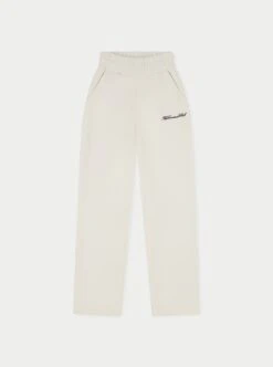 COUTURE SCRIPT STRAIGHT LEG JOGGERS - OFF WHITE