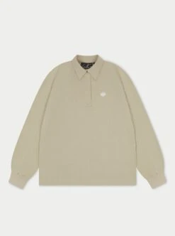 EMBLEM POLO SHIRT - BEIGE