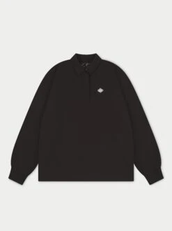 EMBLEM POLO SHIRT - BLACK