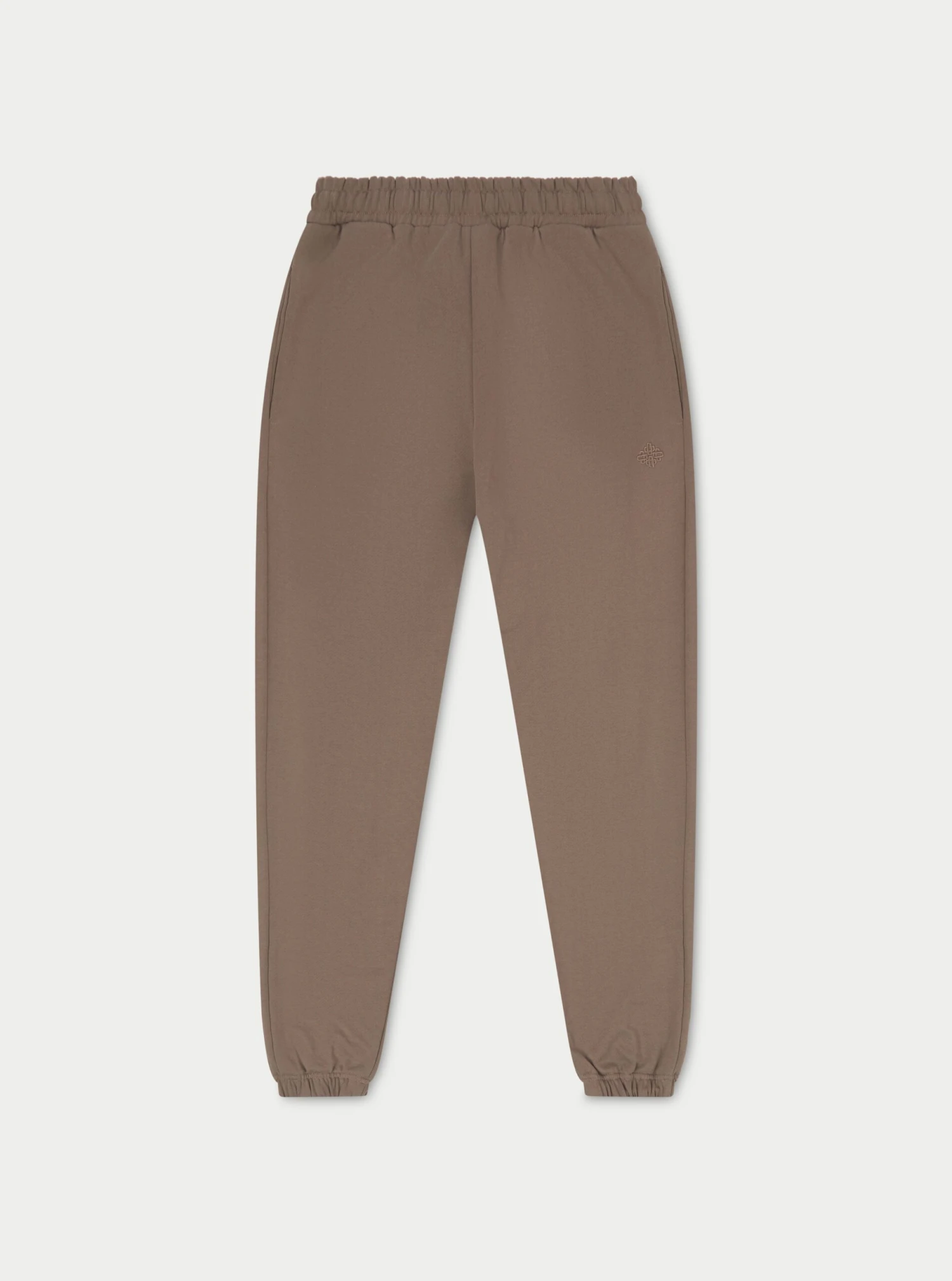 EMBLEM RELAXED JOGGERS - BROWN