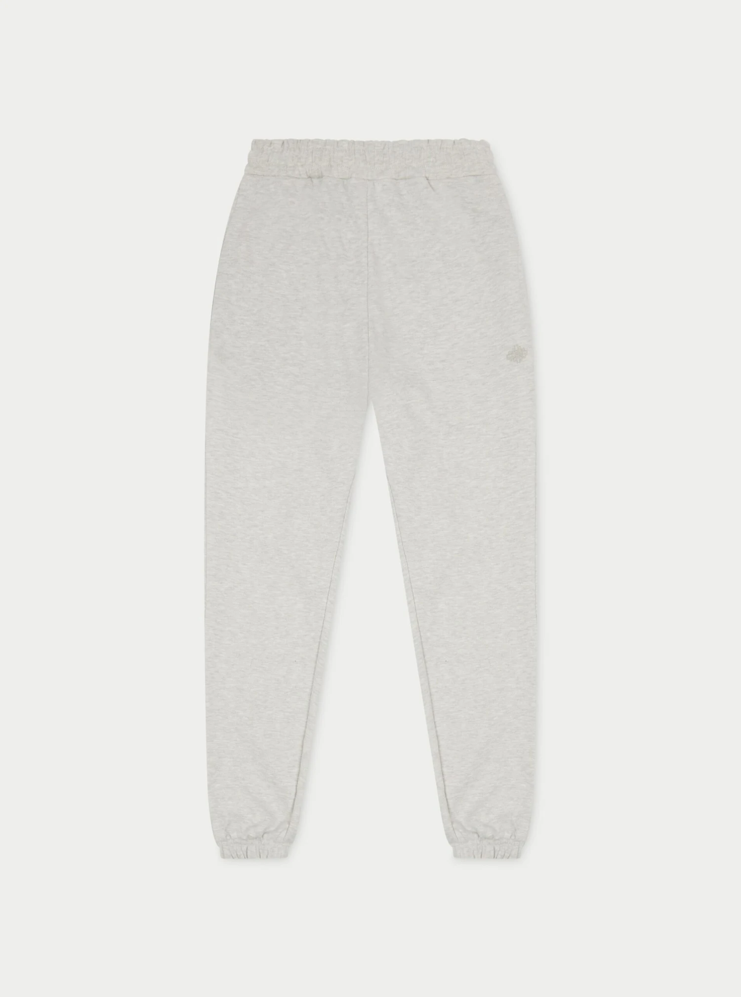 EMBLEM RELAXED JOGGERS - GREY MARL