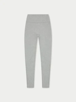 EMBLEM SOFT TOUCH JERSEY LEGGINGS - GREY MARL