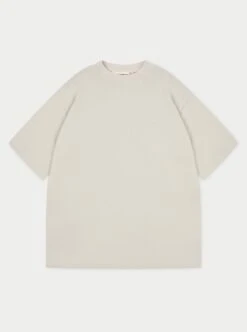 EMBLEM OVERSIZED T-SHIRT - WASHED GREY