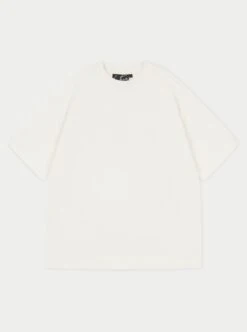 MINIMAL EMBLEM OVERSIZED T-SHIRT - OFF WHITE