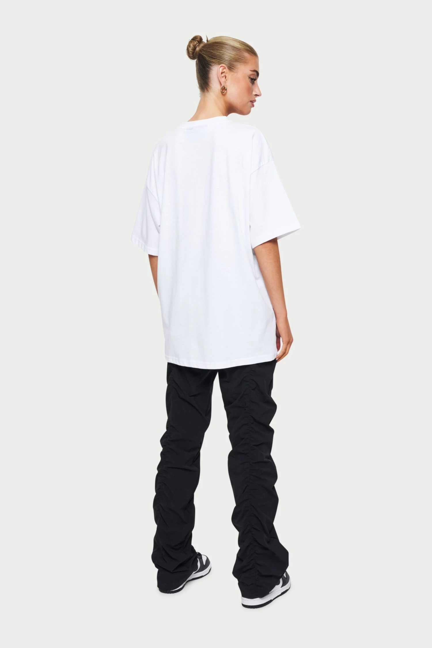 BLANK OVERSIZED T-SHIRT - WHITE - Image 3