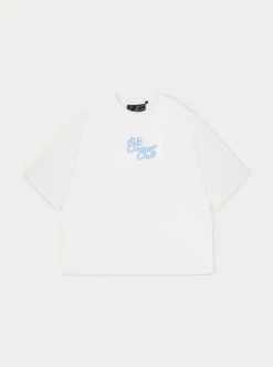 MULTI FONT RELAXED T-SHIRT - BLUE