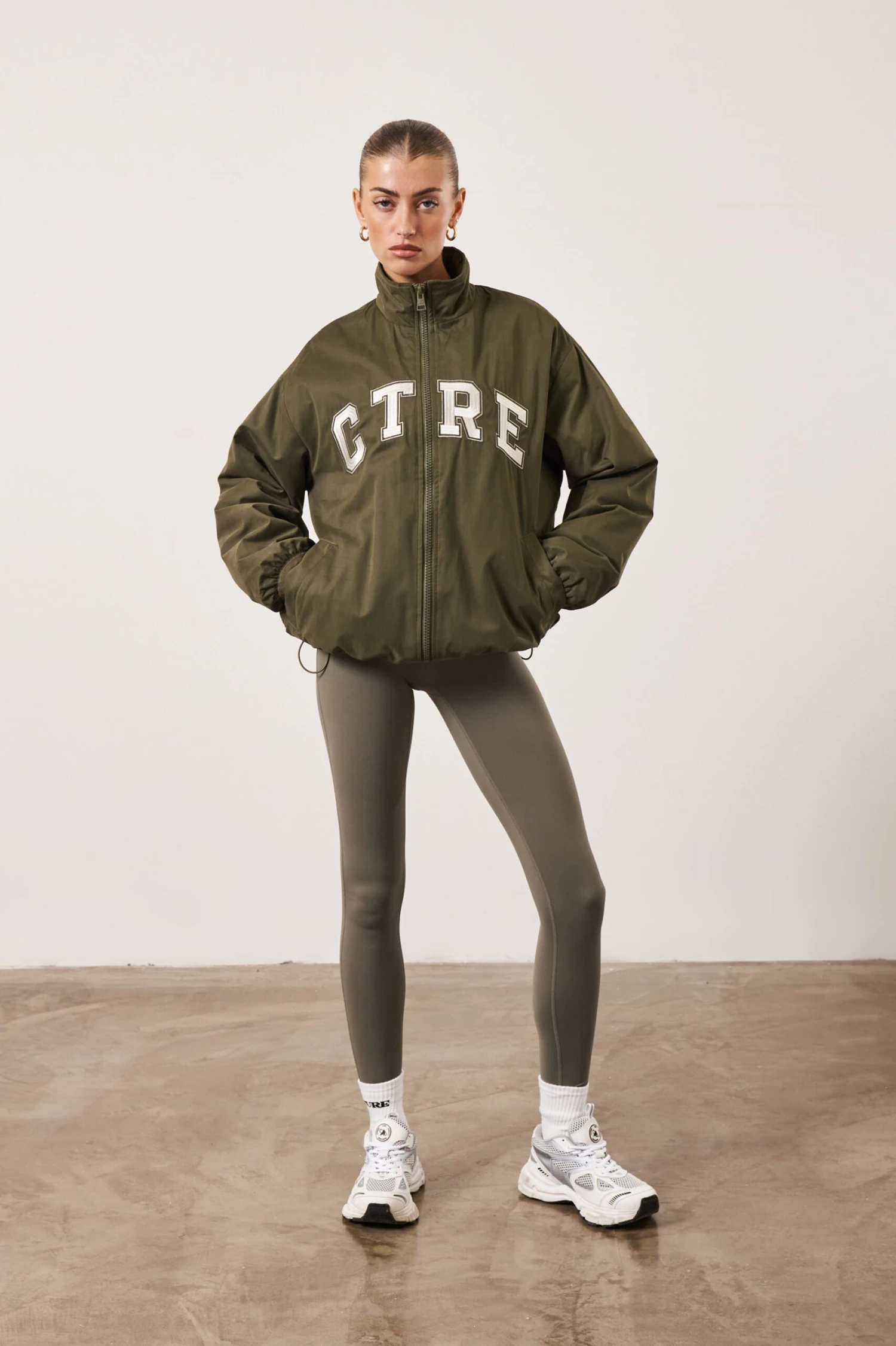 CTRE TRACK JACKET - KHAKI - Image 8