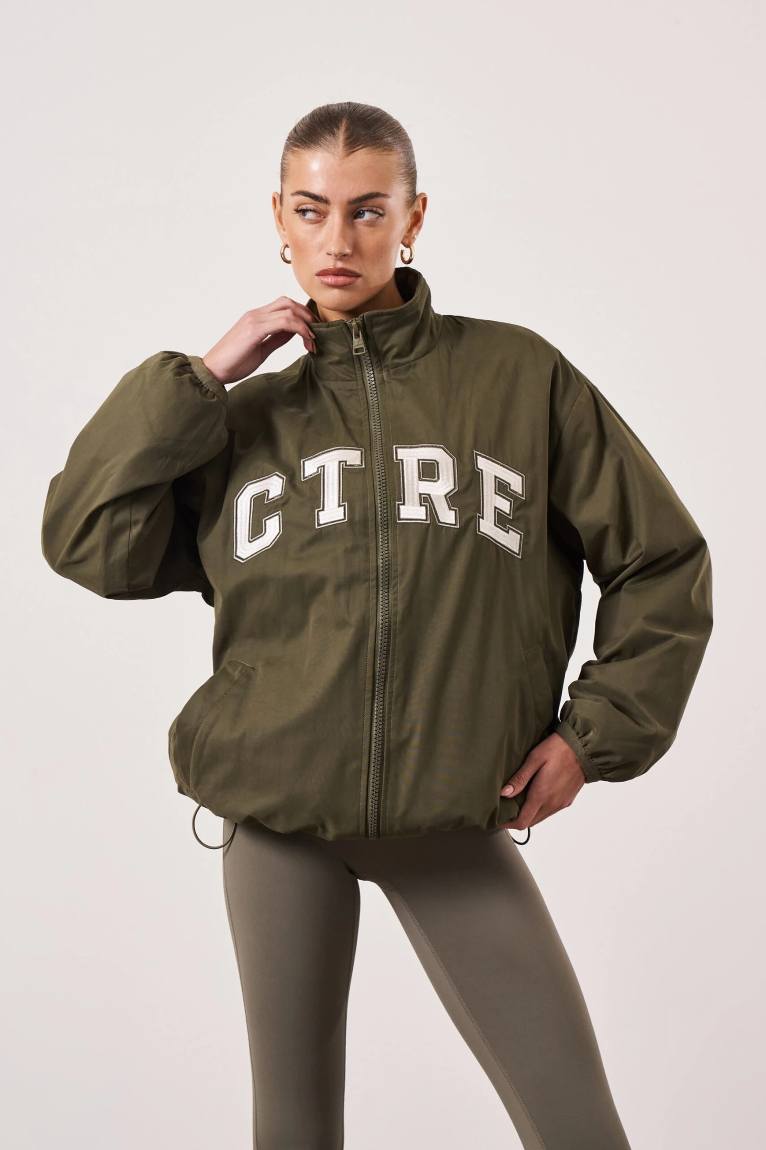 CTRE TRACK JACKET - KHAKI - Image 4