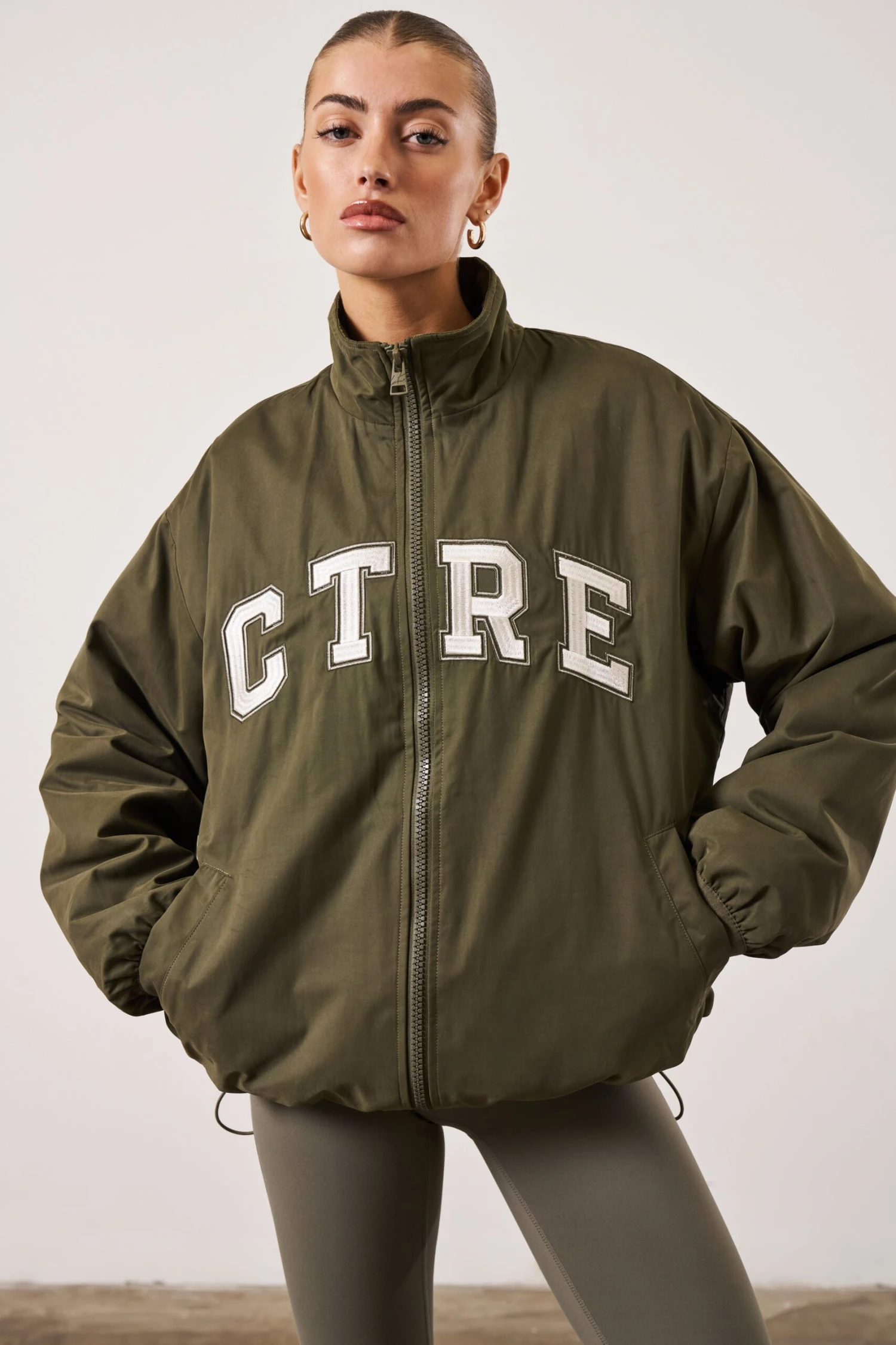 CTRE TRACK JACKET - KHAKI - Image 5
