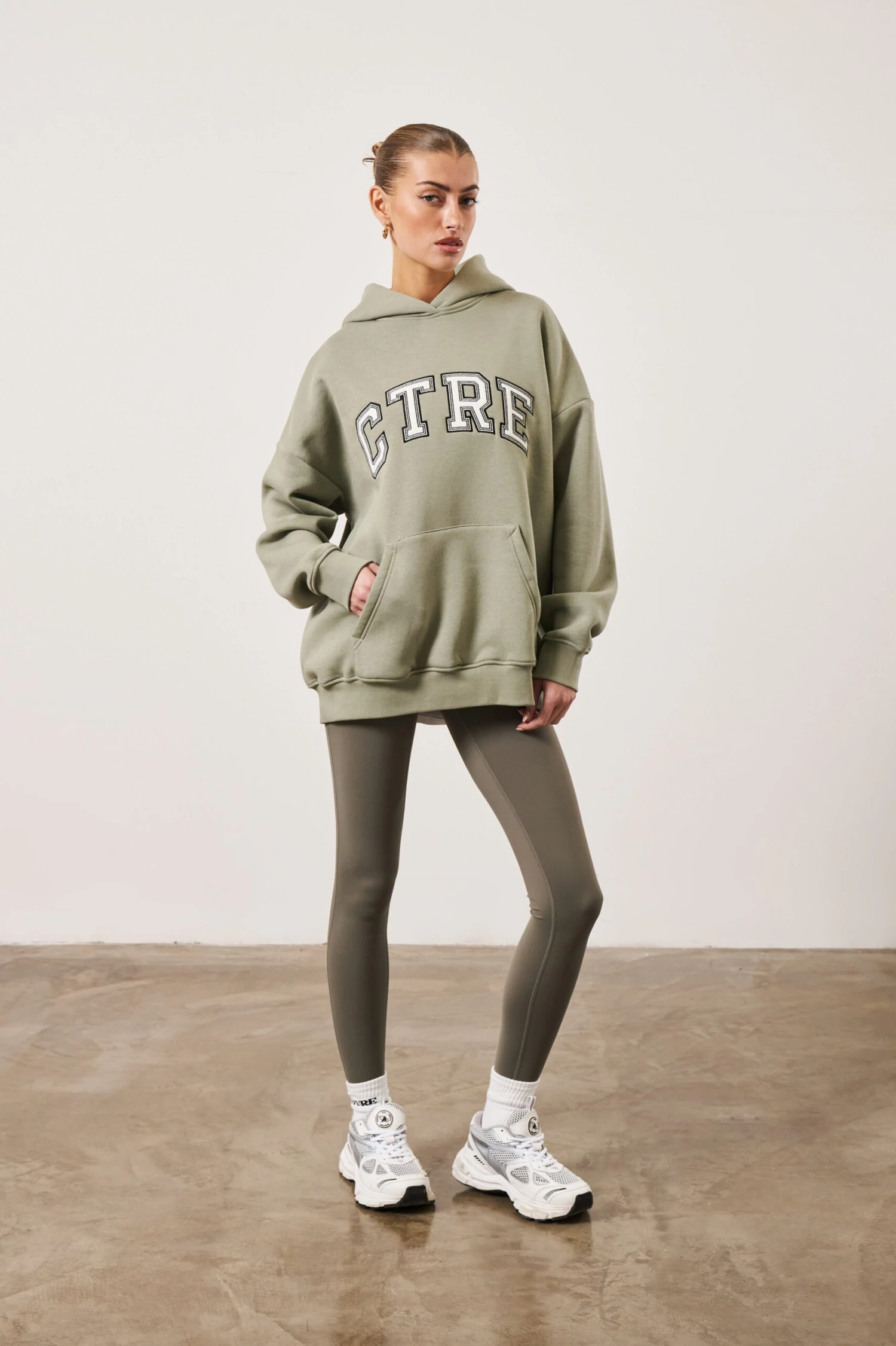 CTRE OVERSIZED HOODIE - SAGE - Image 8