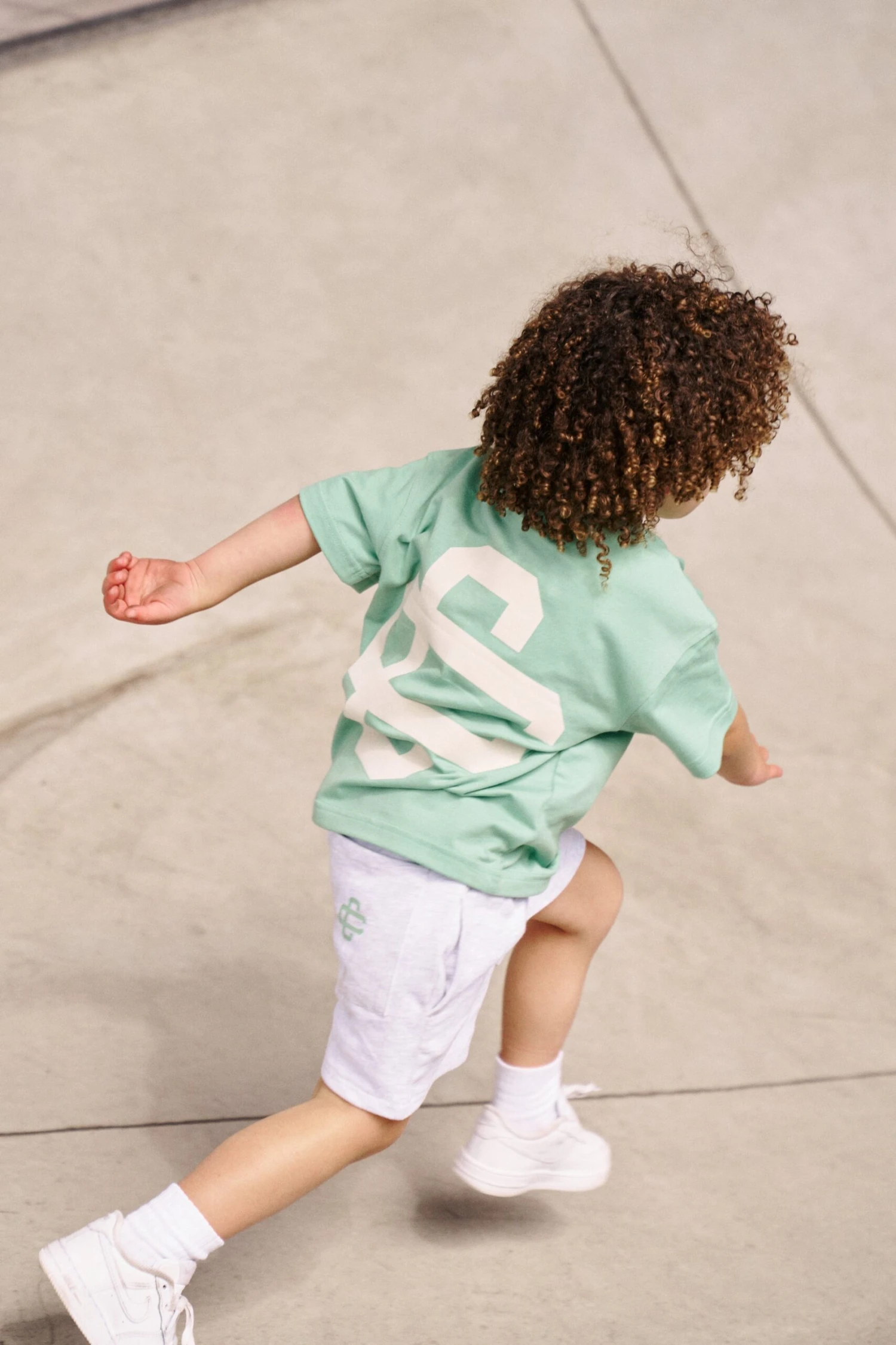KIDS EMBLEM PUFF PRINT T-SHIRT - MINT - Image 5