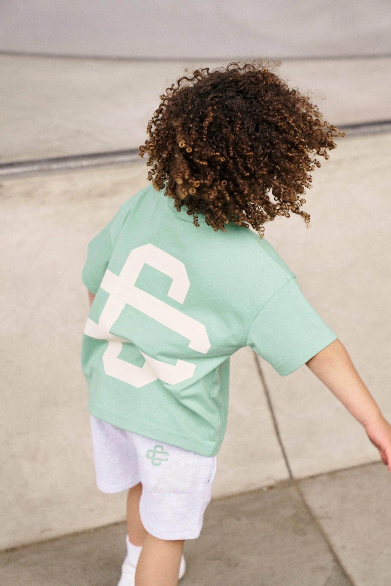 KIDS EMBLEM PUFF PRINT T-SHIRT - MINT - Image 4