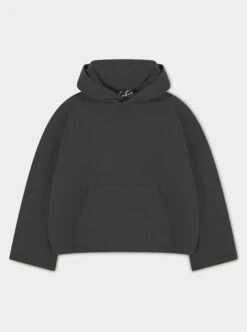 OVERHEAD PADDED HOODED JACKET - BLACK